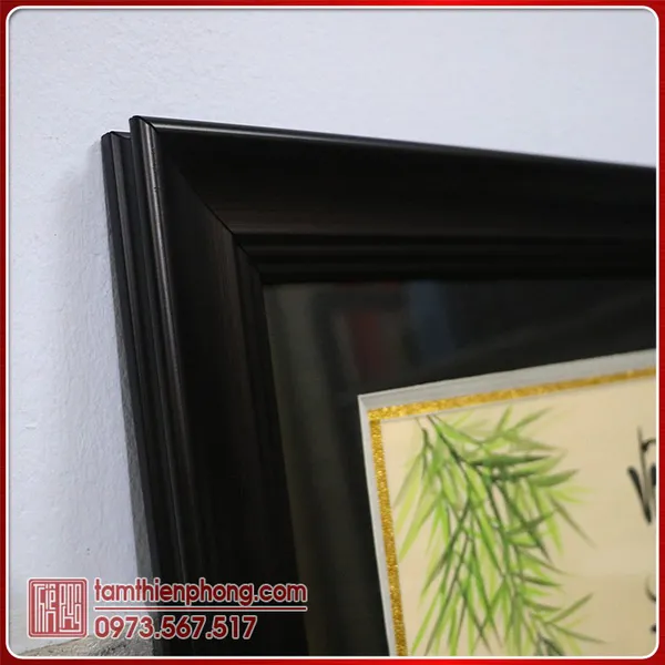 Tranh Thư pháp về Vợ Chồng - 47x67cm