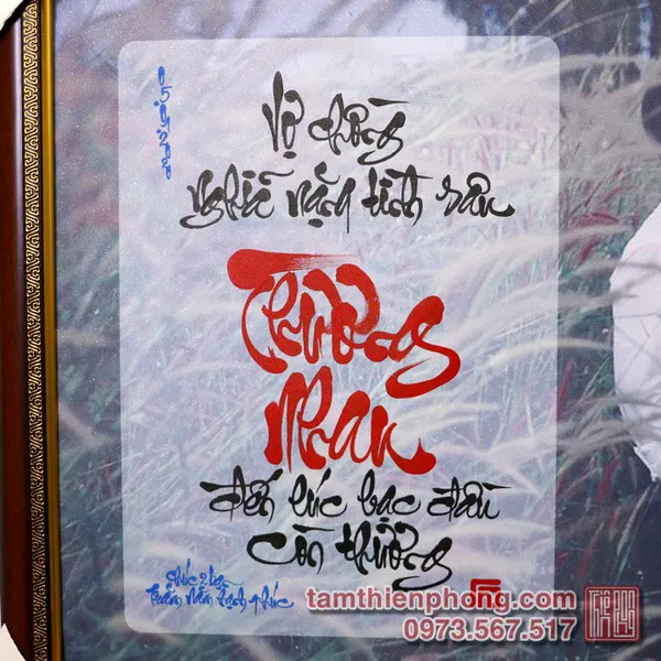 Quà tặng Thư pháp - Mới - 60x80cm - 03
