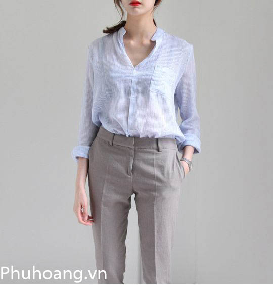 áo sơ mi nữ đồng phục áo sơ mi nữ đồng phục
