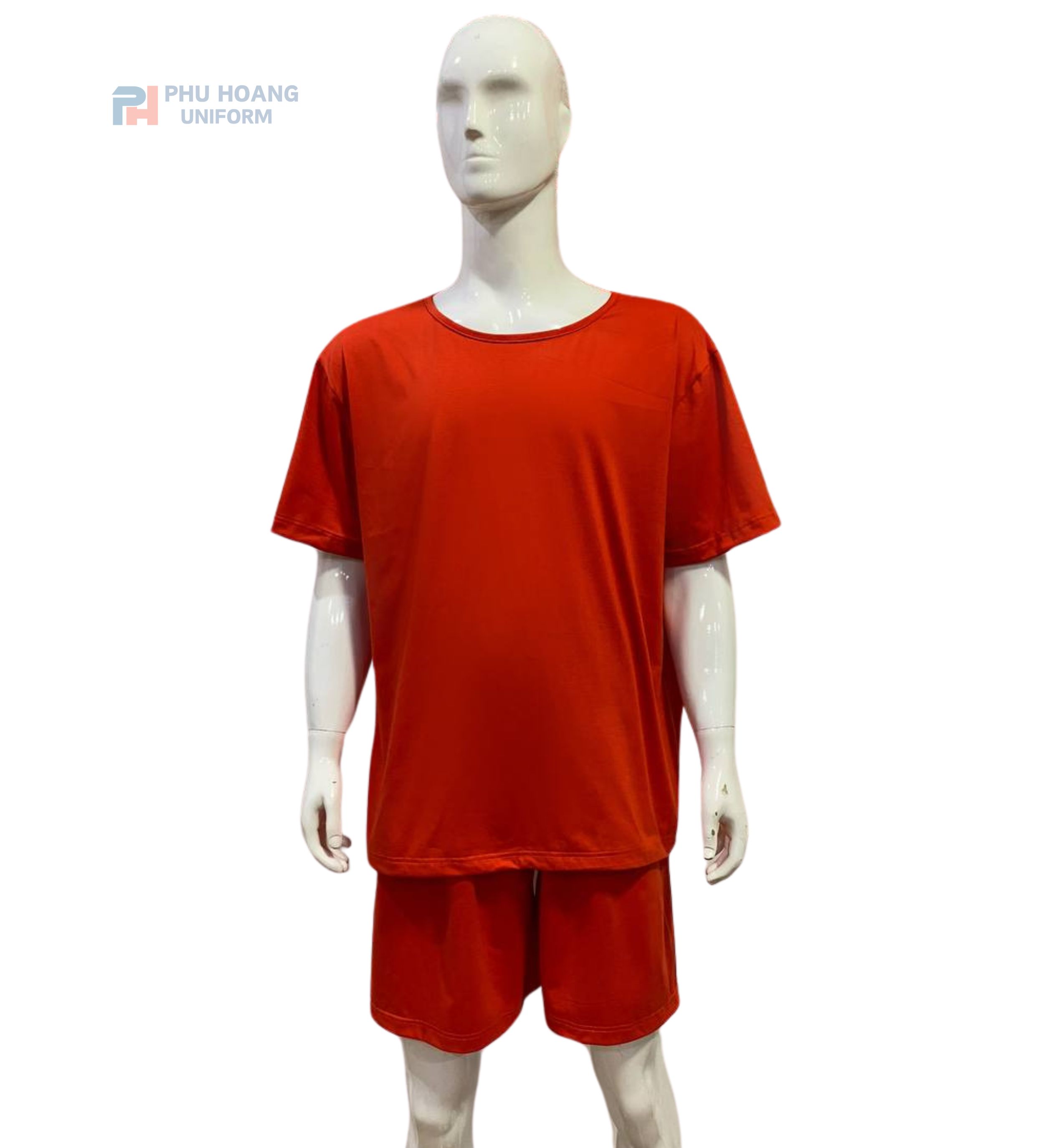 SET QUẦN ÁO SPA NÚT SAU LƯNG MÀU ĐỎ (MAY SẴN) SS0010