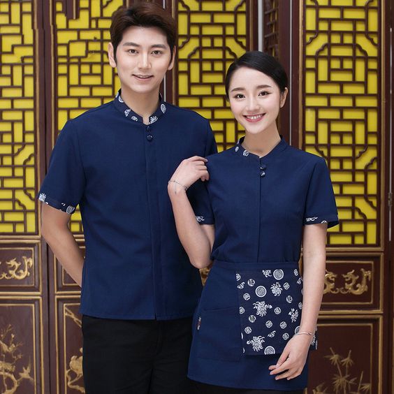 Sử dụng tone màu phù hợp để làm đồng phục nhà hàng. Sử dụng tone màu phù hợp để làm đồng phục nhà hàng.