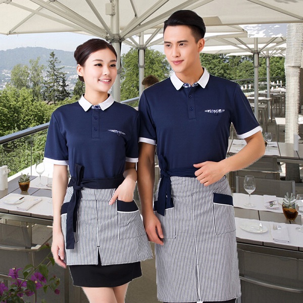 Mẫu áo thun trẻ trung thích hợp may đồng phục phục vụ nhà hàng Mẫu áo thun trẻ trung thích hợp may đồng phục phục vụ nhà hàng