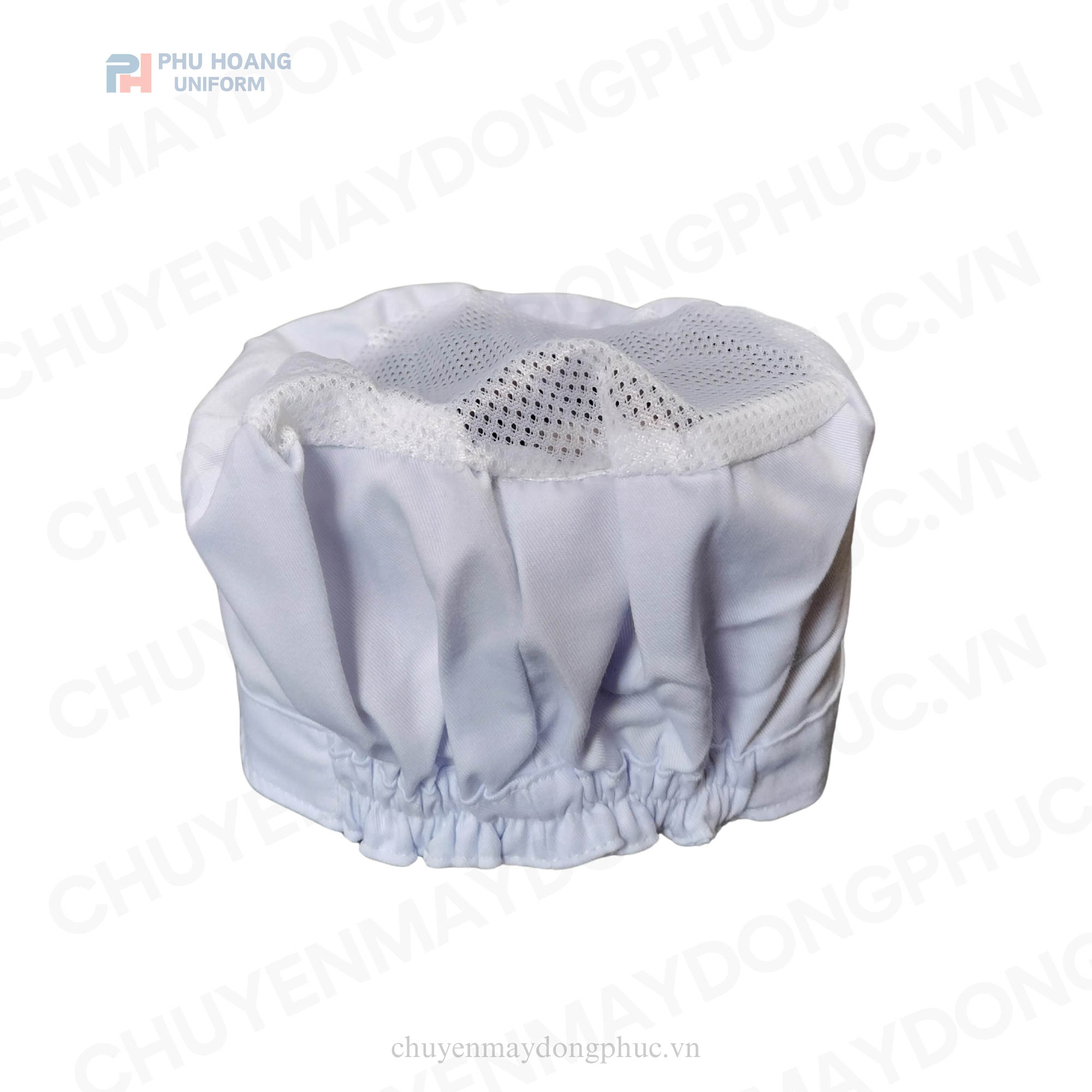 NÓN BẾP CHÓP LƯỚI CHUN SAU TRẮNG SN031