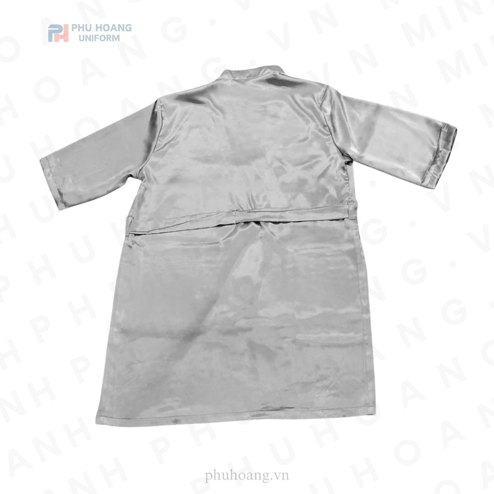 ÁO CHOÀNG SPA MÀU XÁM