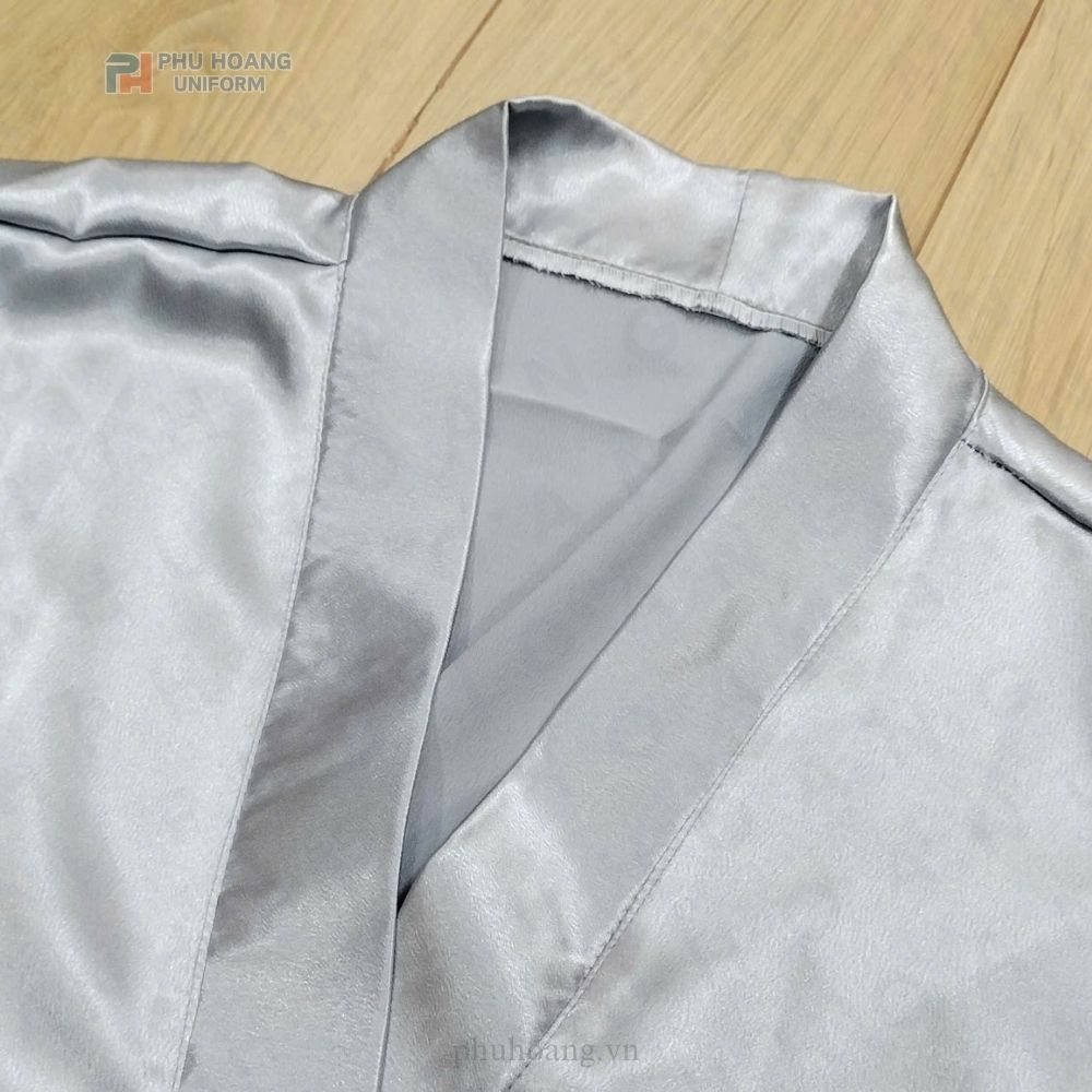 ÁO CHOÀNG SPA MÀU XÁM