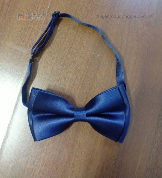 NƠ PHỤC VỤ MÀU XANH ĐEN MAY SẴN SG005