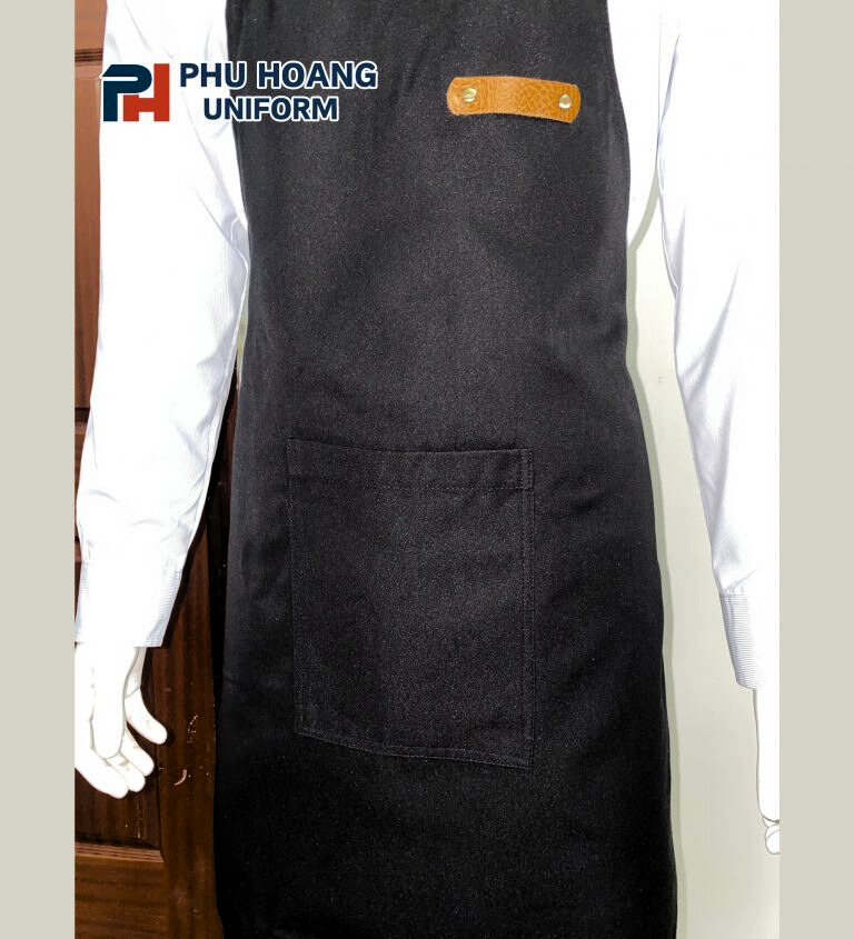 TẠP DỀ ĐEN PHỐI DA DÂY CANVAS (MAY SẴN) SA014