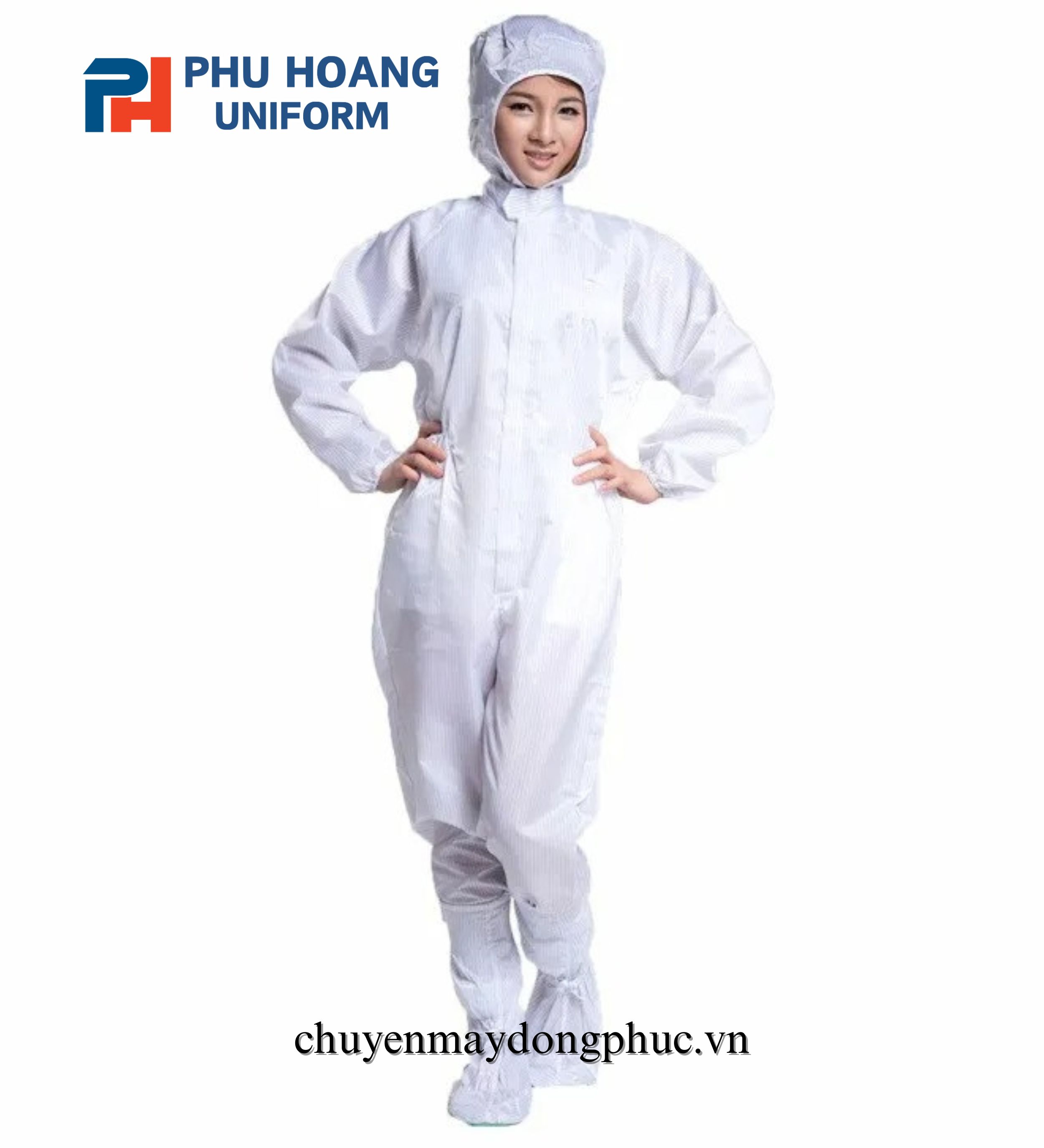 BỘ ĐỒ CHỐNG TĨNH ĐIỆN LIỀN THÂN (MAY SẴN)