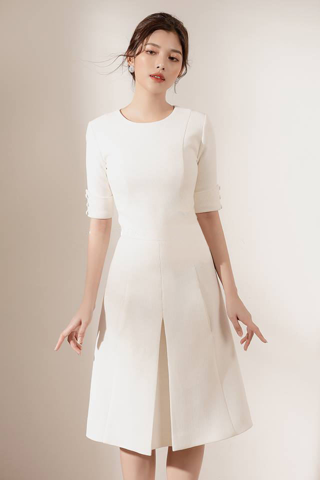 Mẫu váy liền công sở kiểu dáng Hàn Quốc đẹp hút mắt ngày hè 2023  Mua bán  rao vặt miễn phí tại Hà Nội Hải Phòng Đà Nẵng TP HCM