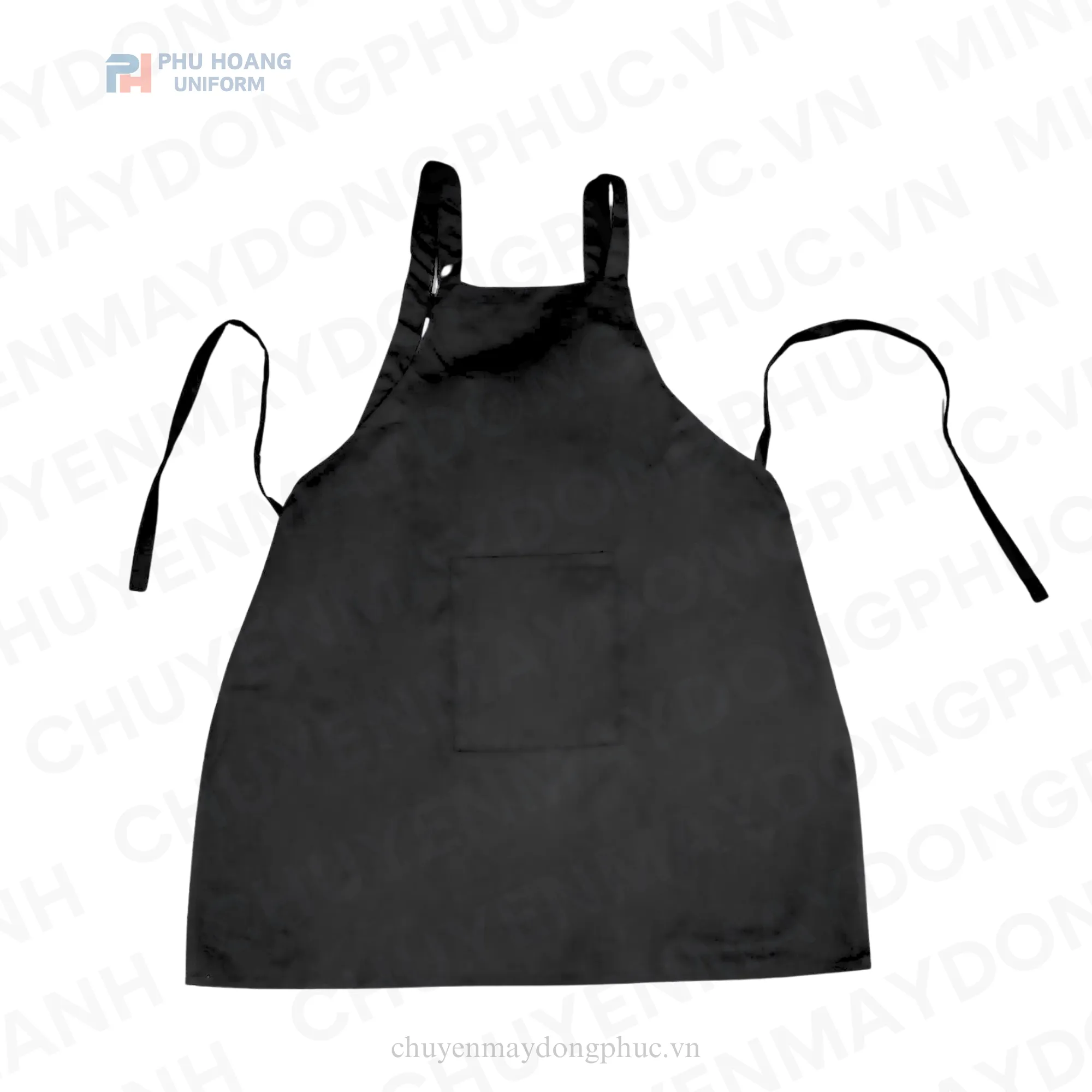 TẠP DỀ YẾM CHỮ H MÀU ĐEN MAY SẴN SA024