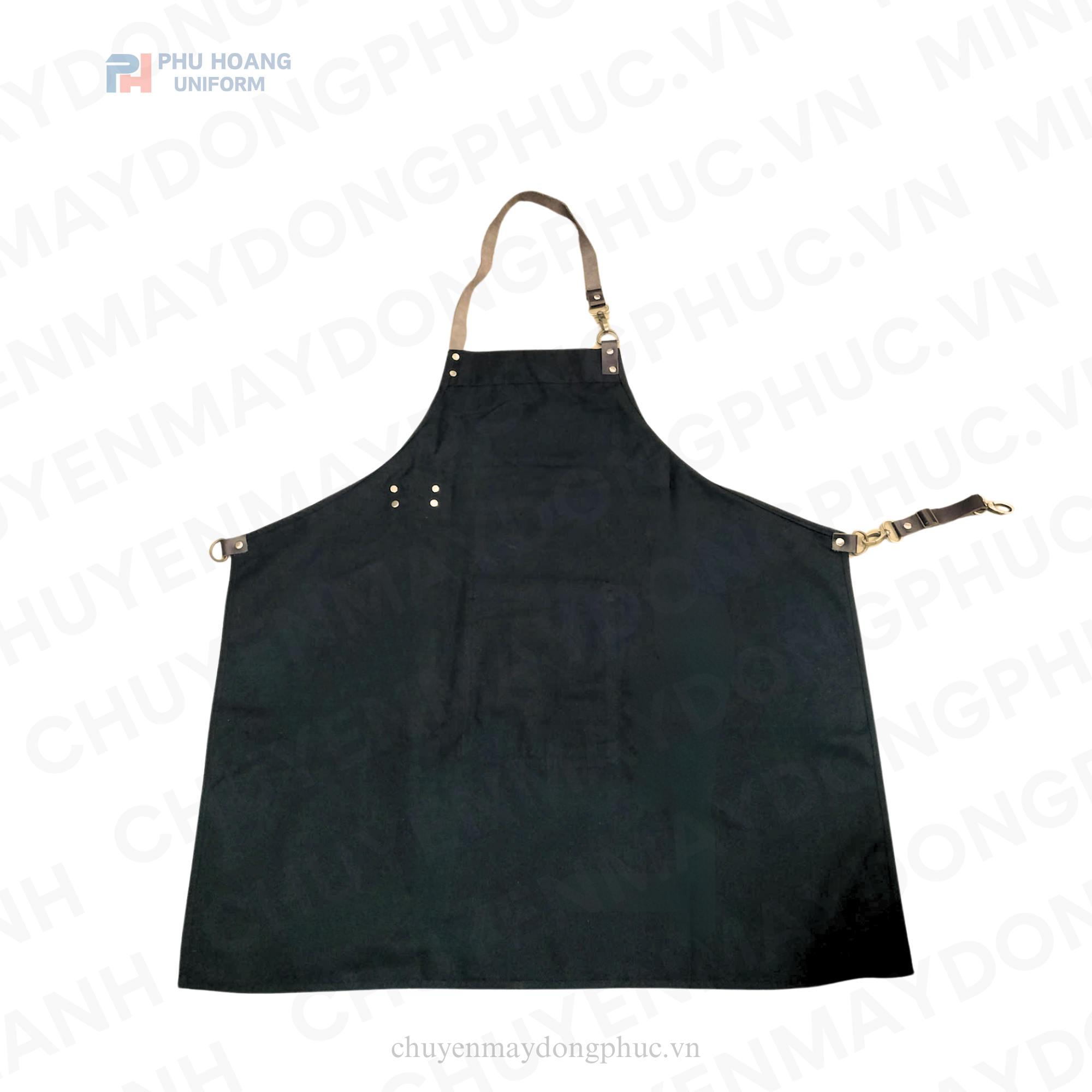 TẠP DỀ ĐEN DÂY DA KHÓA GÀI (MAY SẴN) SA015