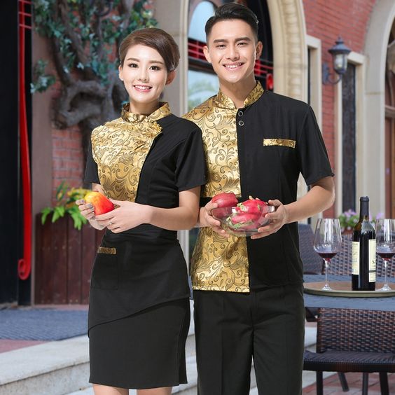 Đồng phục đẹp cho nhân viên phục vụ nhà hàng. Đồng phục đẹp cho nhân viên phục vụ nhà hàng.