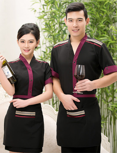 Đồng phục tạp dề may sẵn được sử dụng phổ biến Đồng phục tạp dề may sẵn được sử dụng phổ biến