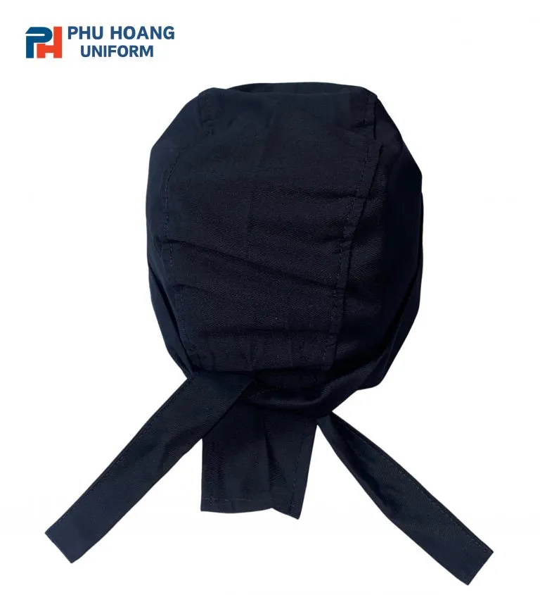 NÓN BẾP CỘT SAU MÀU ĐEN MAY SẴN SN029