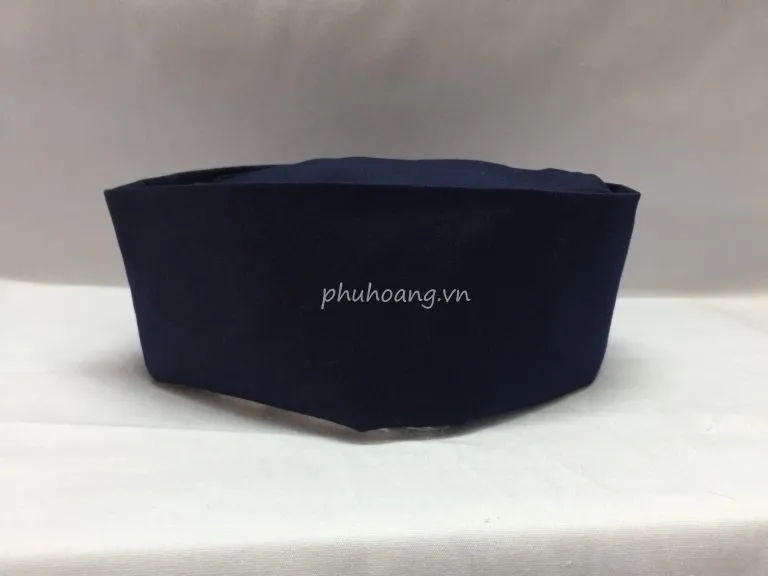 NÓN BẾP NHẬT VẢI GẤP ĐEN MAY SẴN SN023