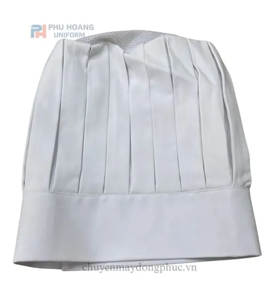 NÓN BẾP TRƯỞNG TRẮNG MAY SẴN SN022