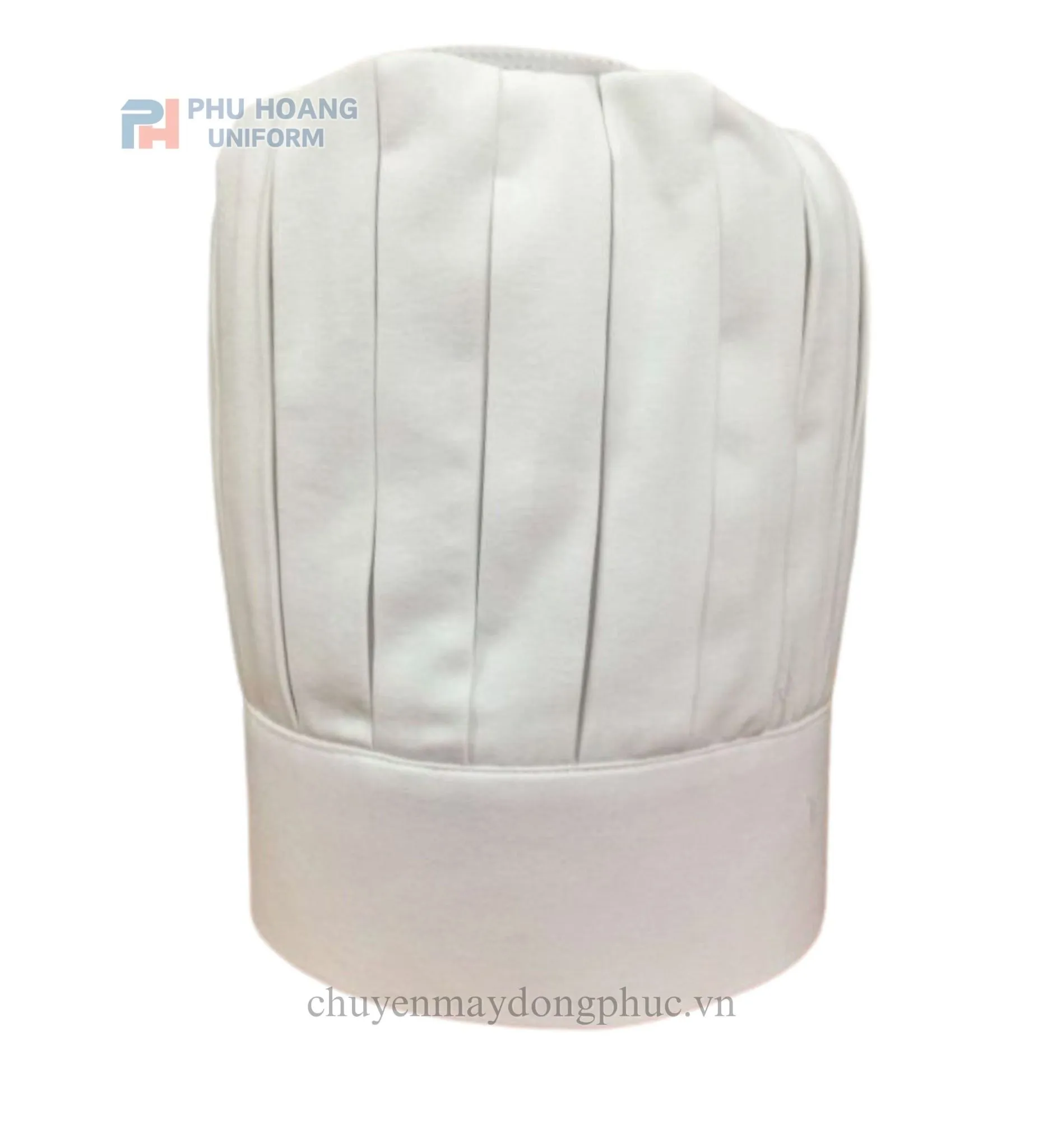 NÓN BẾP TRƯỞNG TRẮNG MAY SẴN SN022