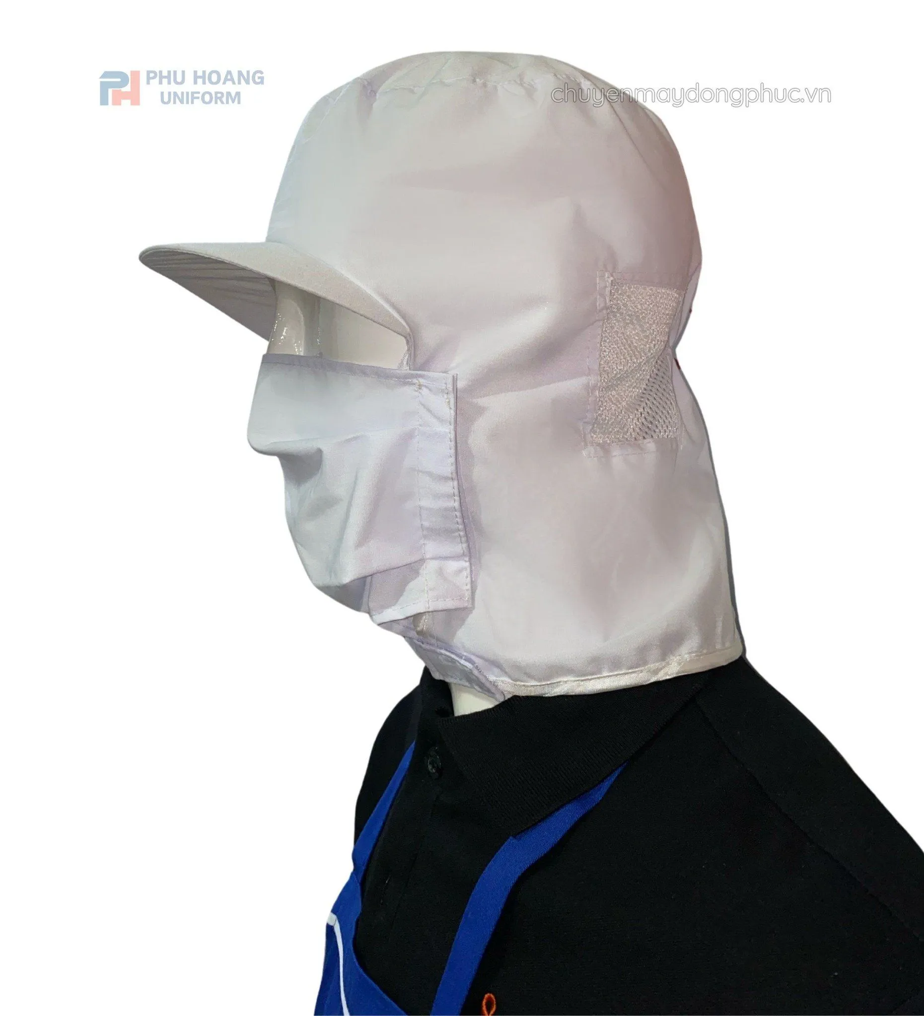 NÓN THỦY SẢN LIỀN KHẨU TRANG MAY SẴN SN003