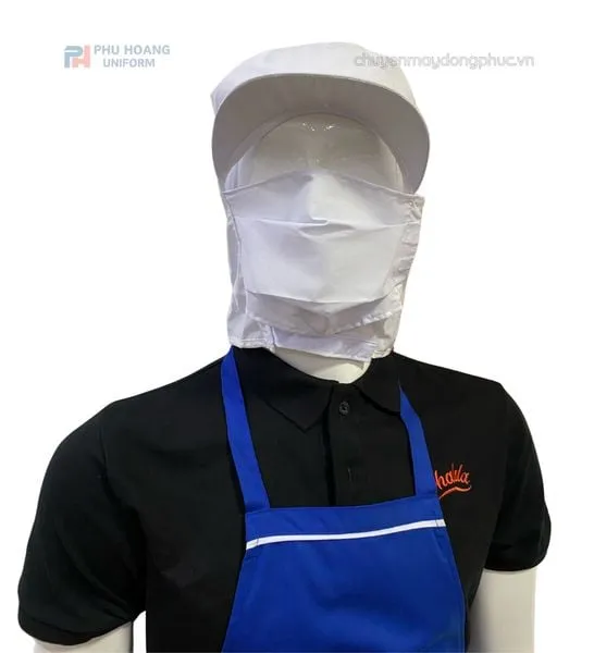 NÓN THỦY SẢN LIỀN KHẨU TRANG MAY SẴN SN003