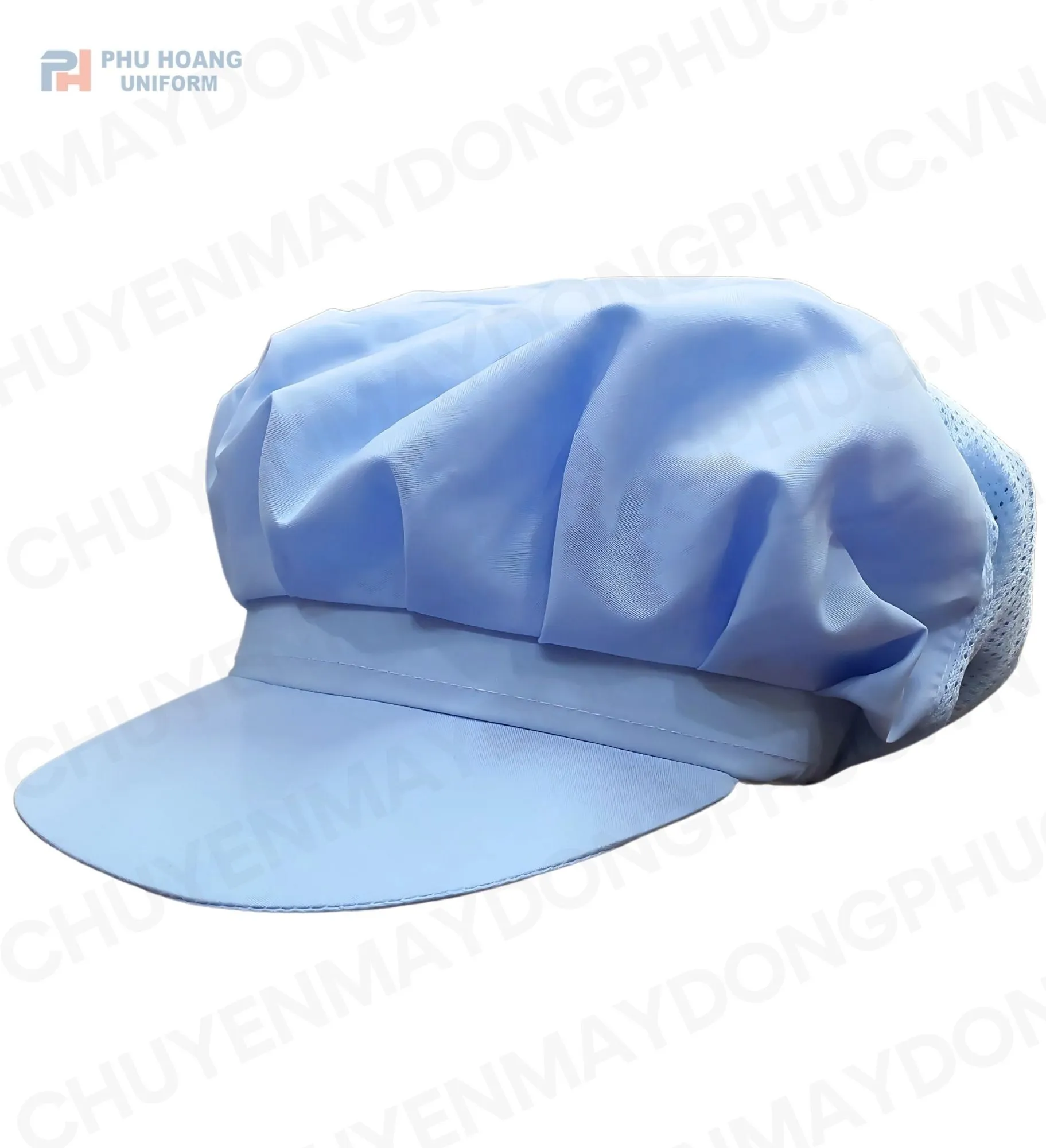 NÓN TRÙM ĐẦU LƯỚI SAU MÀU XANH MAY SẴN SN001