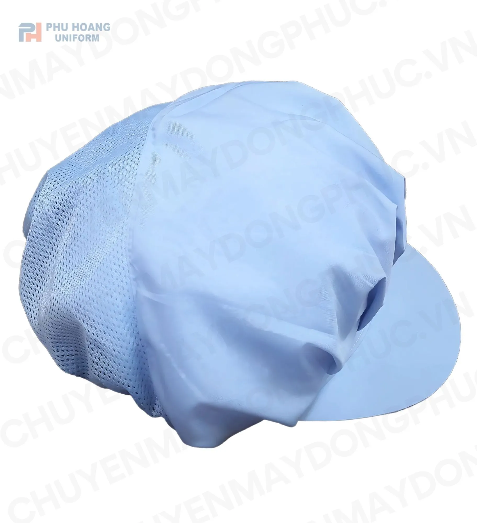 NÓN TRÙM ĐẦU LƯỚI SAU MÀU XANH MAY SẴN SN001