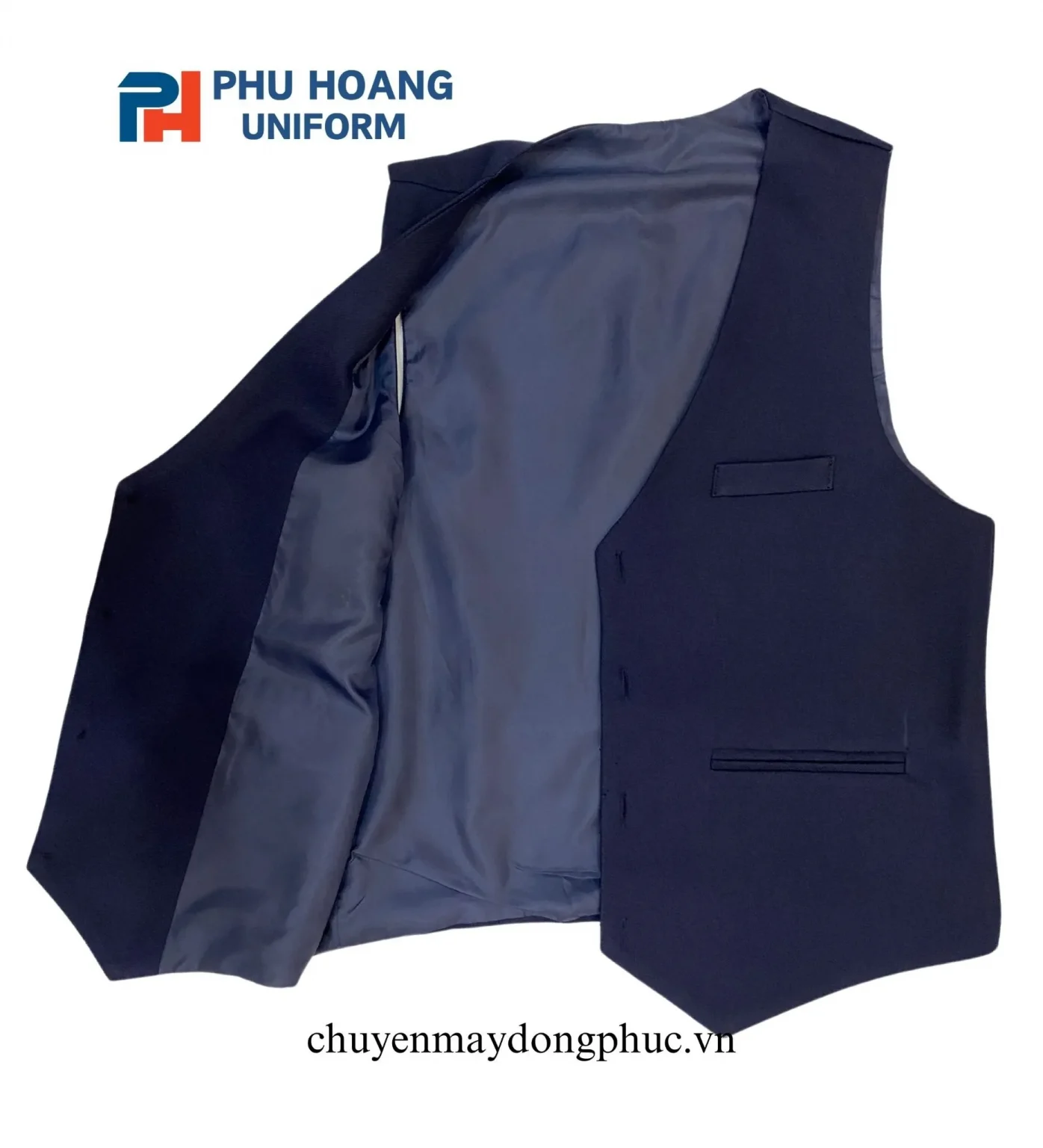 ÁO GILE NAM NỮ MÀU XANH ĐEN MAY SẴN SG003