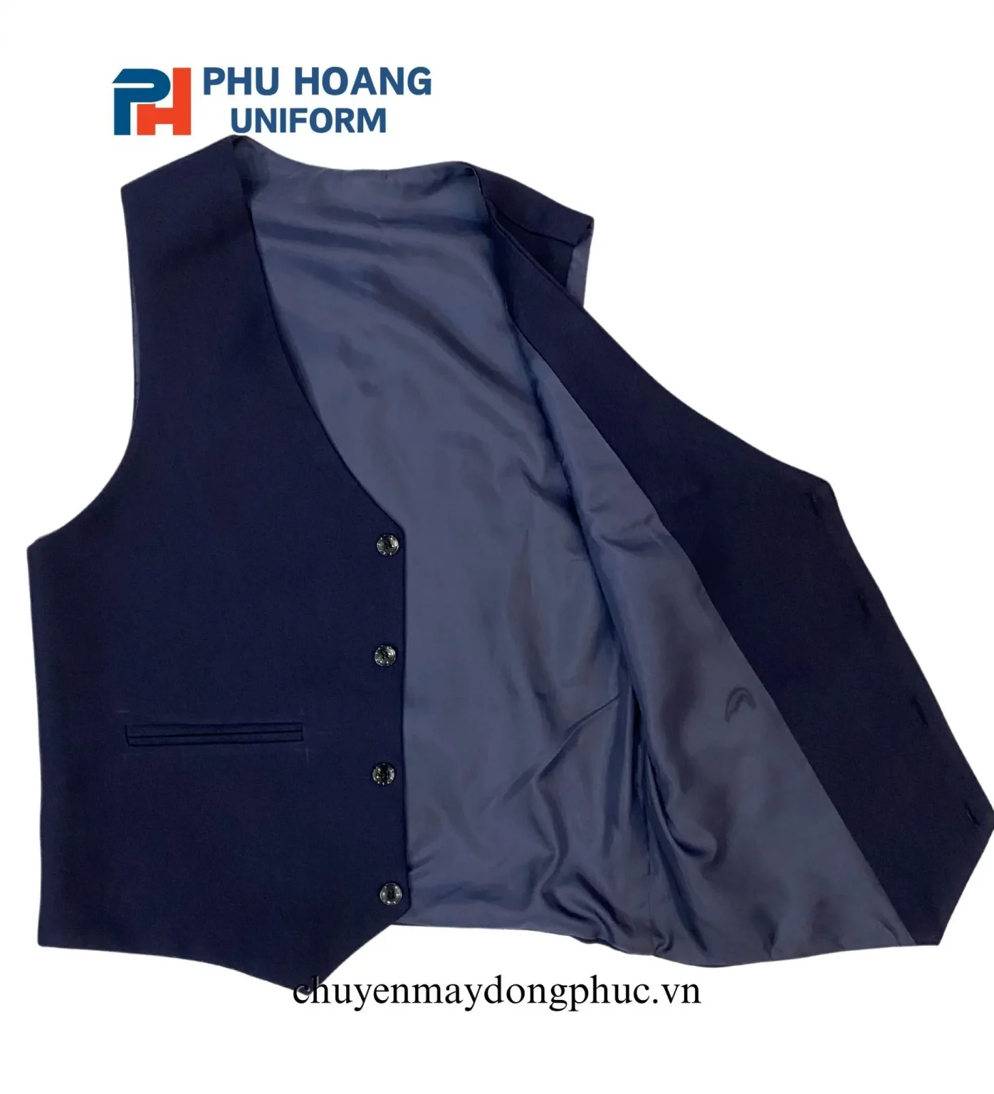 ÁO GILE NAM NỮ MÀU XANH ĐEN MAY SẴN SG003