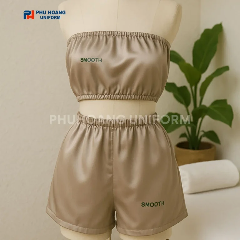 BỘ QUẦN ÁO QUÂY SPA CHO KHÁCH SP001