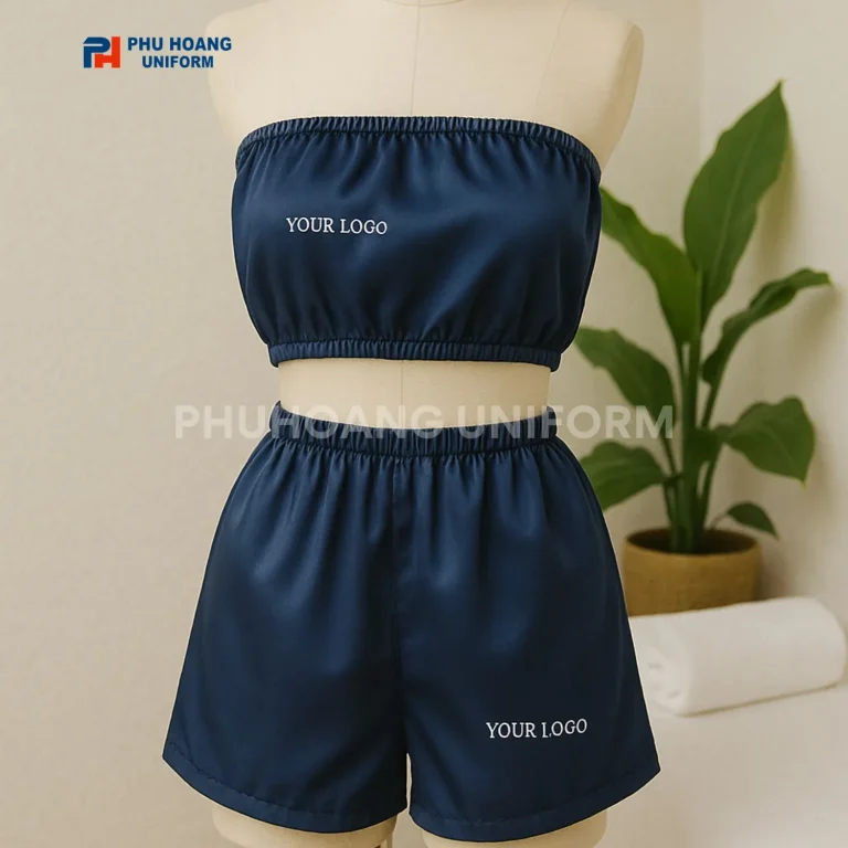 BỘ QUẦN ÁO QUÂY SPA CHO KHÁCH SP001