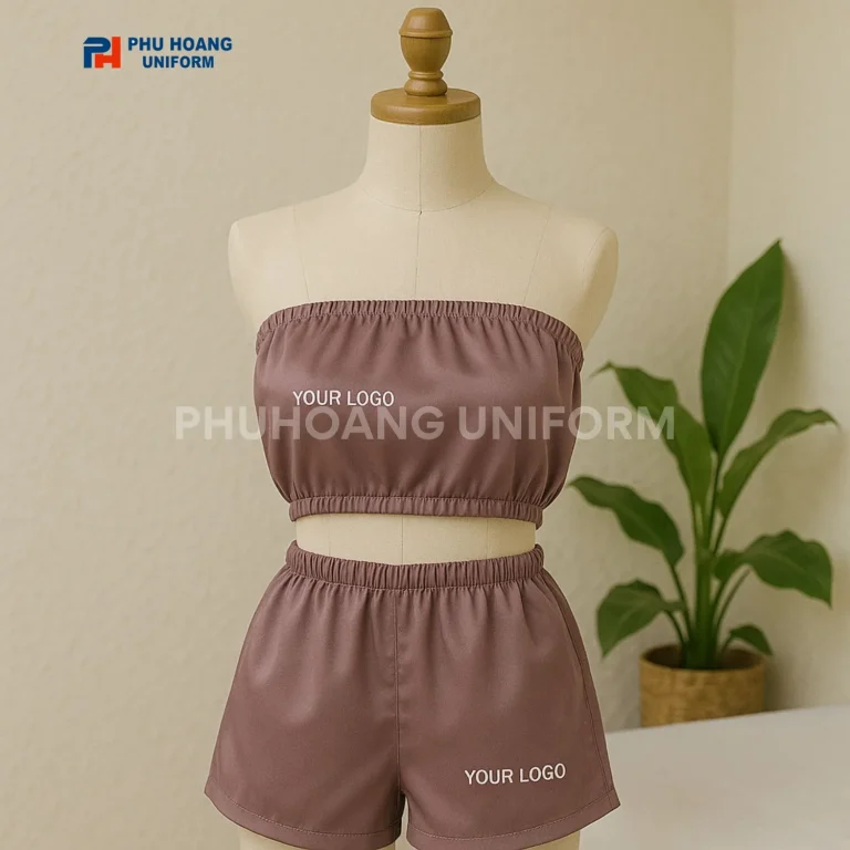 BỘ QUẦN ÁO QUÂY SPA CHO KHÁCH SP001