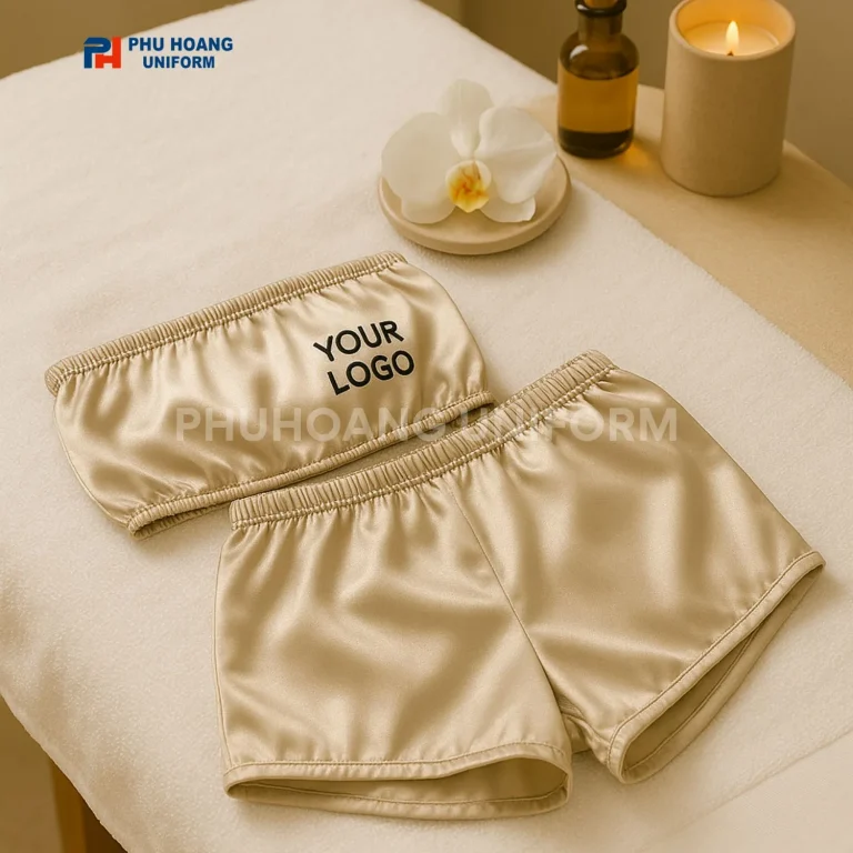 BỘ QUẦN ÁO QUÂY SPA CHO KHÁCH SP001