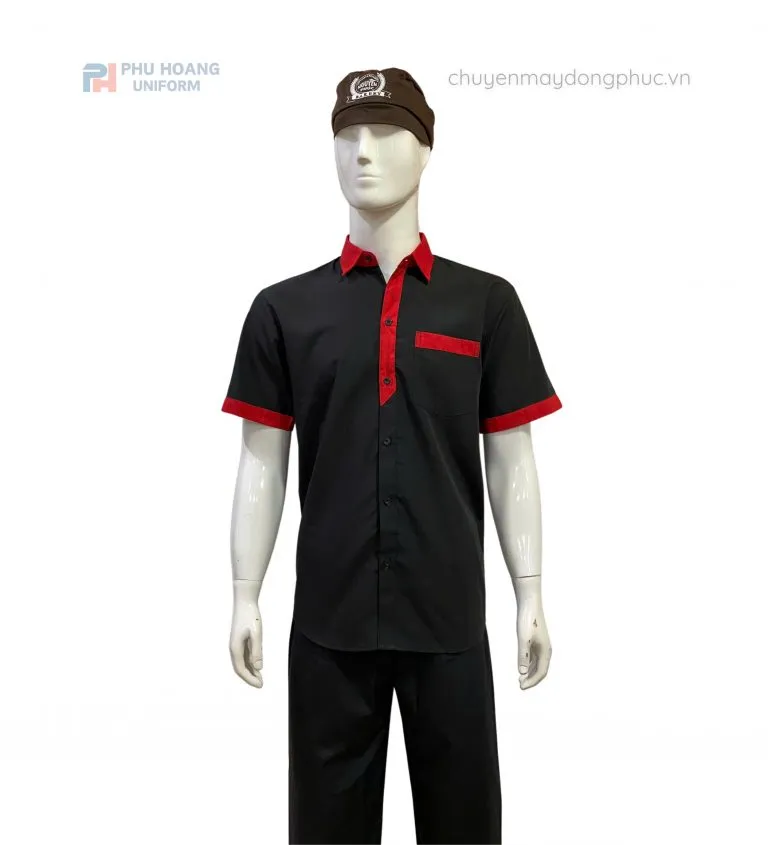 ĐỒNG PHỤC NHÂN VIÊN PHỤC VỤ NAM MAY SẴN SV001