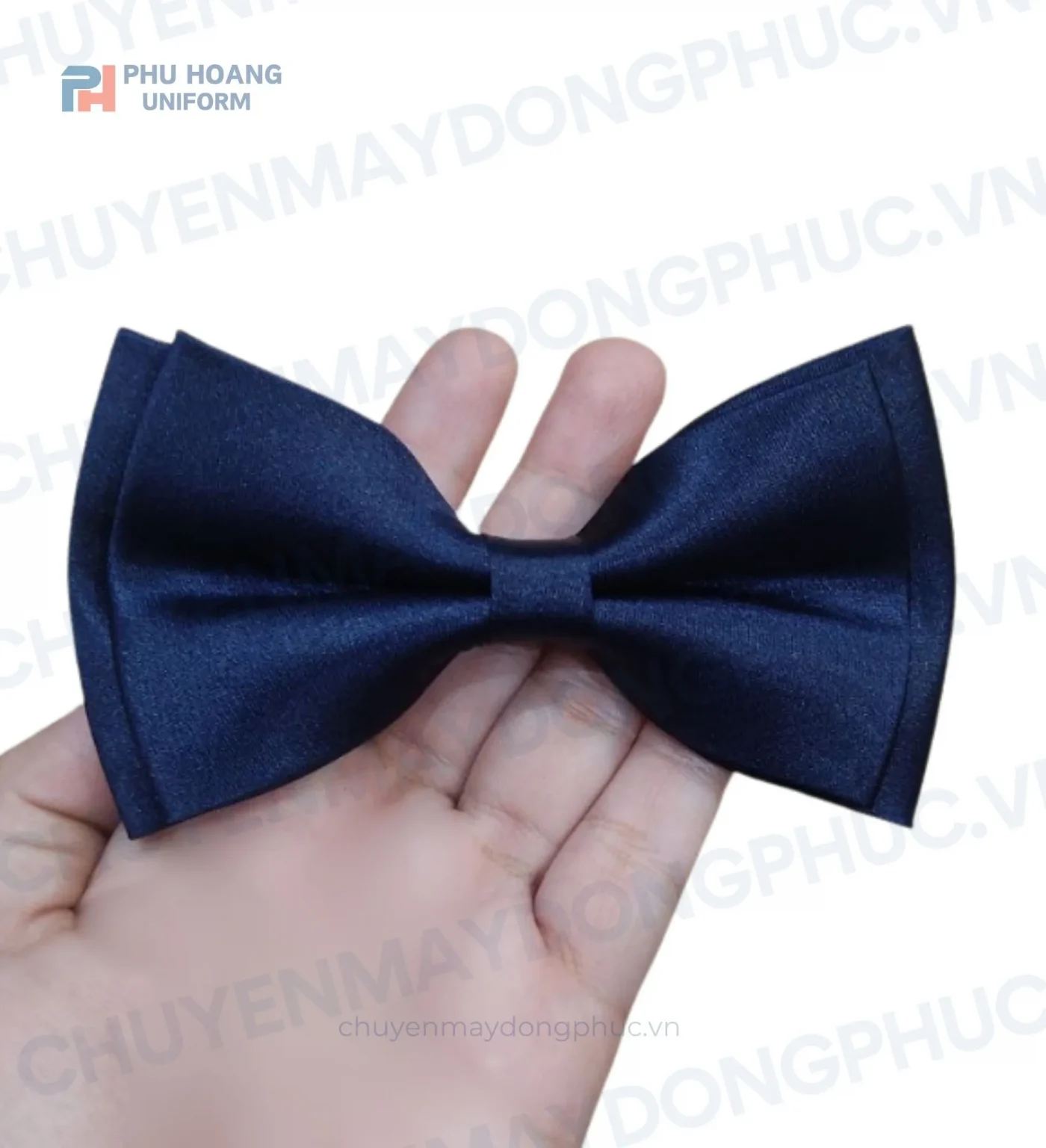 NƠ PHỤC VỤ MÀU XANH ĐEN MAY SẴN SG005