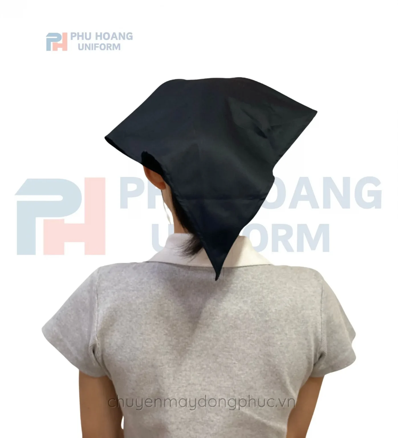 NÓN TAM GIÁC ĐEN MAY SẴN SN005