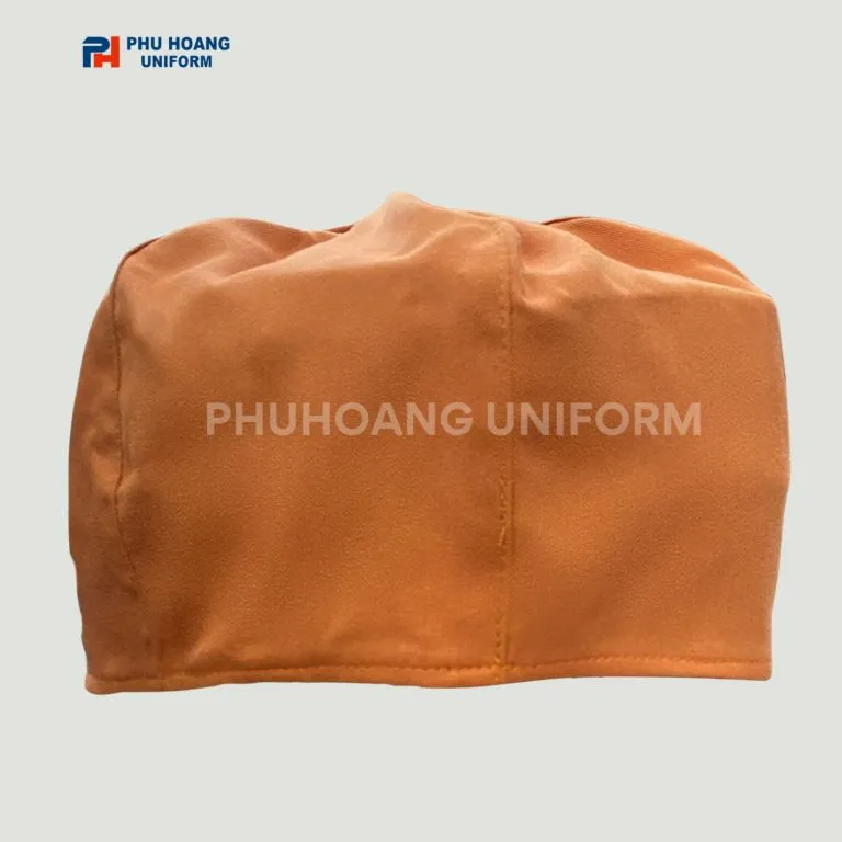 MŨ PHỤC VỤ BÍ NGÔ MÀU CAM MAY SẴN SV005