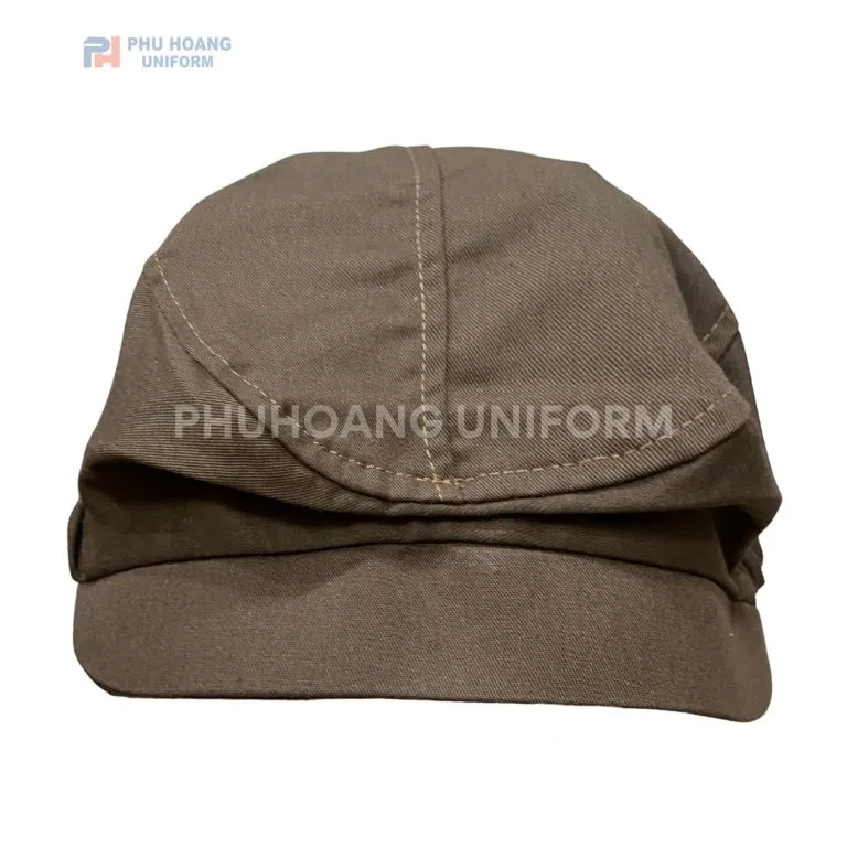 MŨ PHỤC VỤ KIỂU MÀU NÂU MAY SẴN SV004