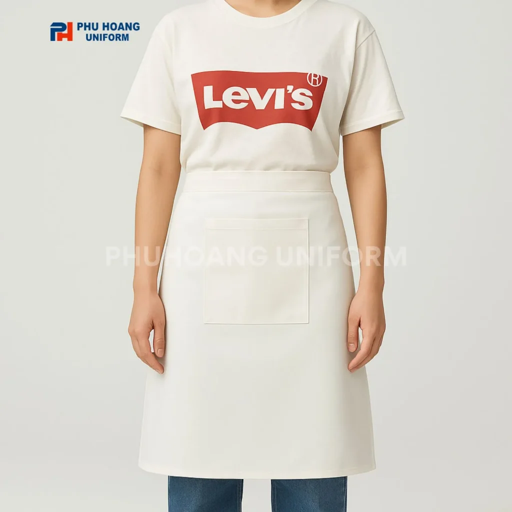 TẠP DỀ CỘT NGANG TRẮNG KEM 60CM SA045