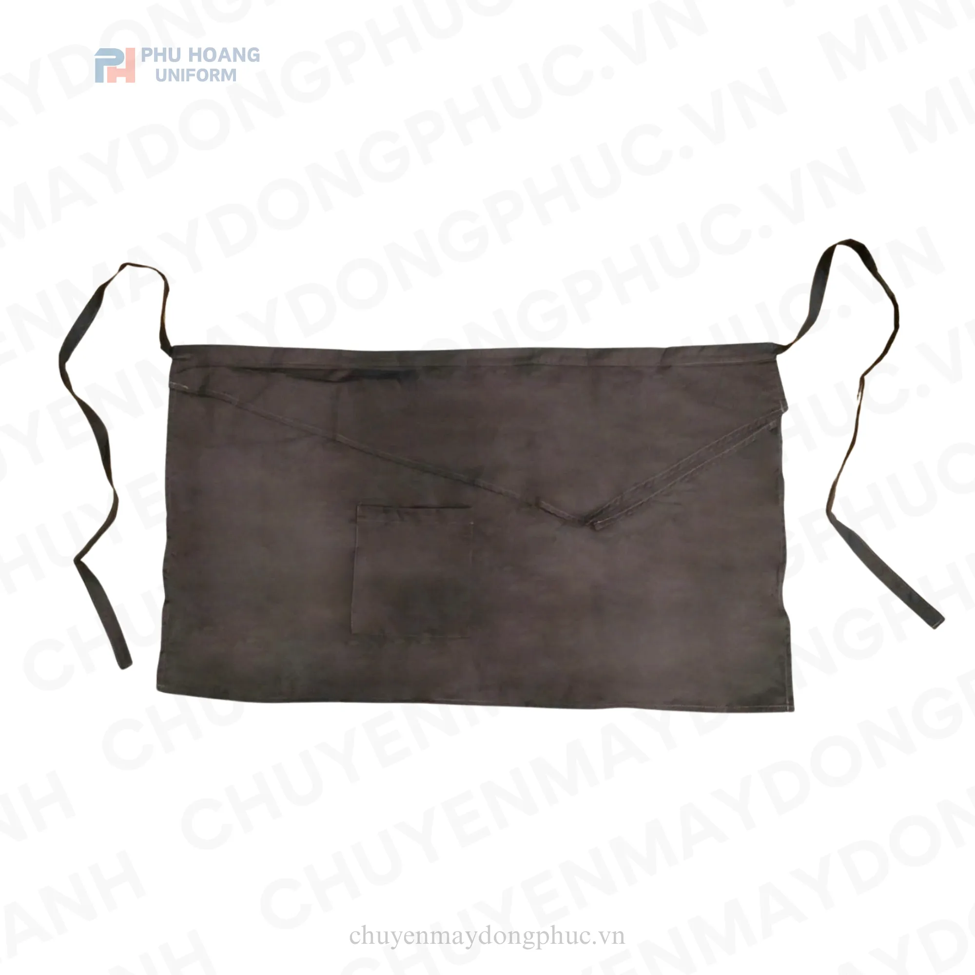 TẠP DỀ PHỐI VẠT CHÉO CỘT NGANG MÀU NÂU SA038