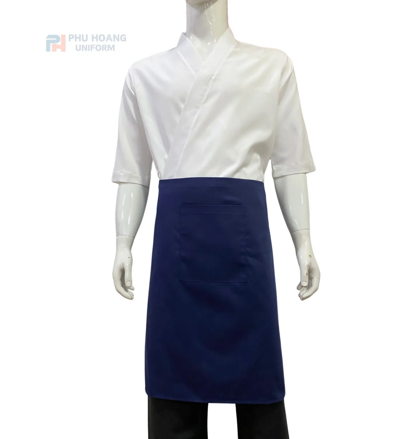 TẠP DỀ CỘT NGANG XANH ĐEN 60CM SA034