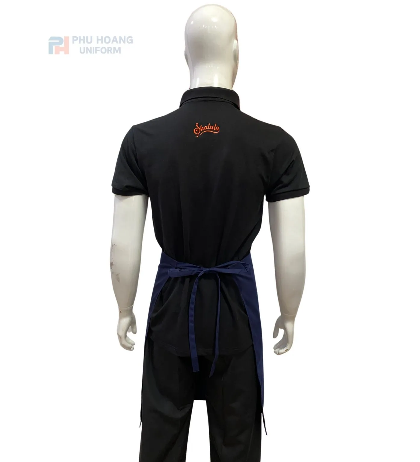 TẠP DỀ CỘT NGANG XANH ĐEN 60CM SA034