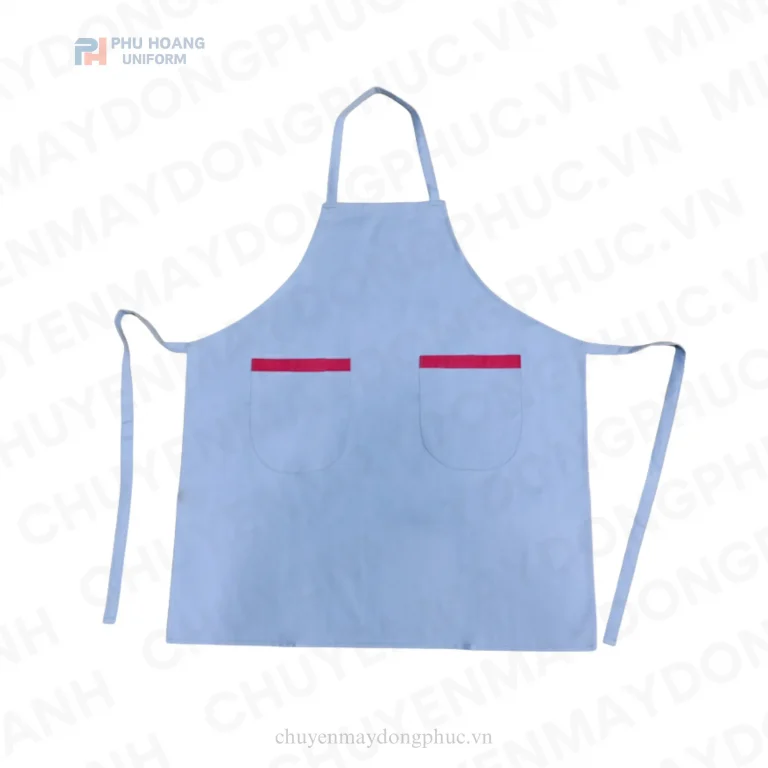 TẠP DỀ YẾM XANH PASTEL PHỐI ĐỎ SA044