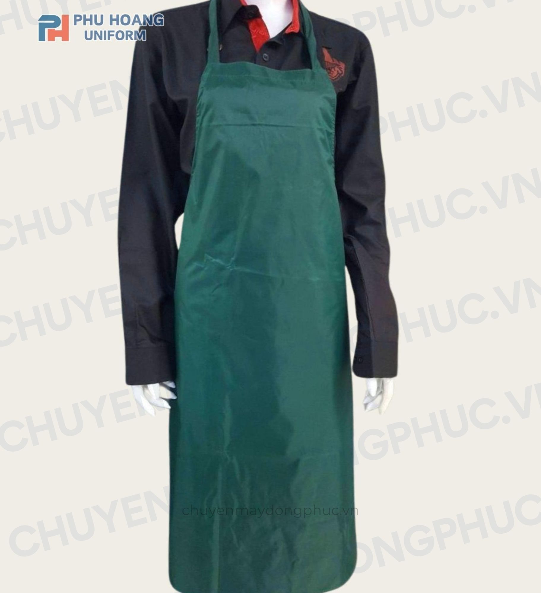 TẠP DỀ NILON XANH LÁ MAY SẴN SA030