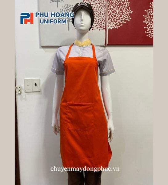 Tạp Dề Yếm Cam (May Sẵn) – SA006