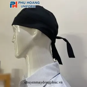 NÓN BẾP CỘT SAU MÀU ĐEN MAY SẴN SN029