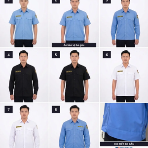 Áo Bảo Vệ May Sẵn Cực Đẹp: 8+ Mẫu Chuẩn Quy Định