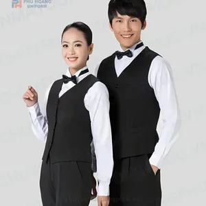 ÁO GILE NAM NỮ MÀU ĐEN MAY SẴN SG001