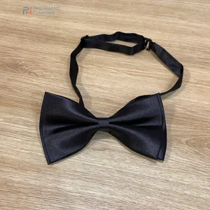 NƠ PHỤC VỤ MÀU ĐEN MAY SẴN SG004