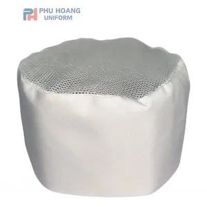 NÓN BẾP NHẬT CHÓP LƯỚI TRẮNG TINH MAY SẴN SN019