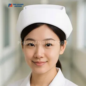 NÓN Y TÁ TRẮNG CÀI NÚT