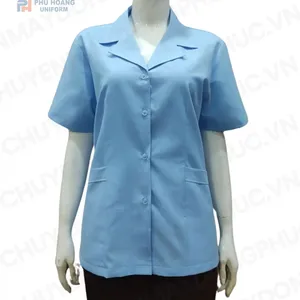 ĐỒNG PHỤC TẠP VỤ MÀU XANH LAM MAY SẴN SL001